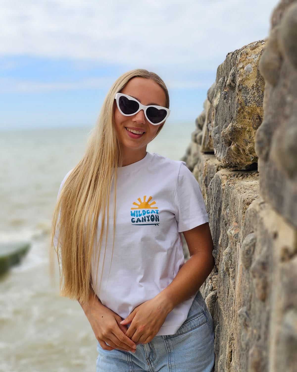 Ocean Breeze – Women's Organic Cotton T-Shirt - Image 3