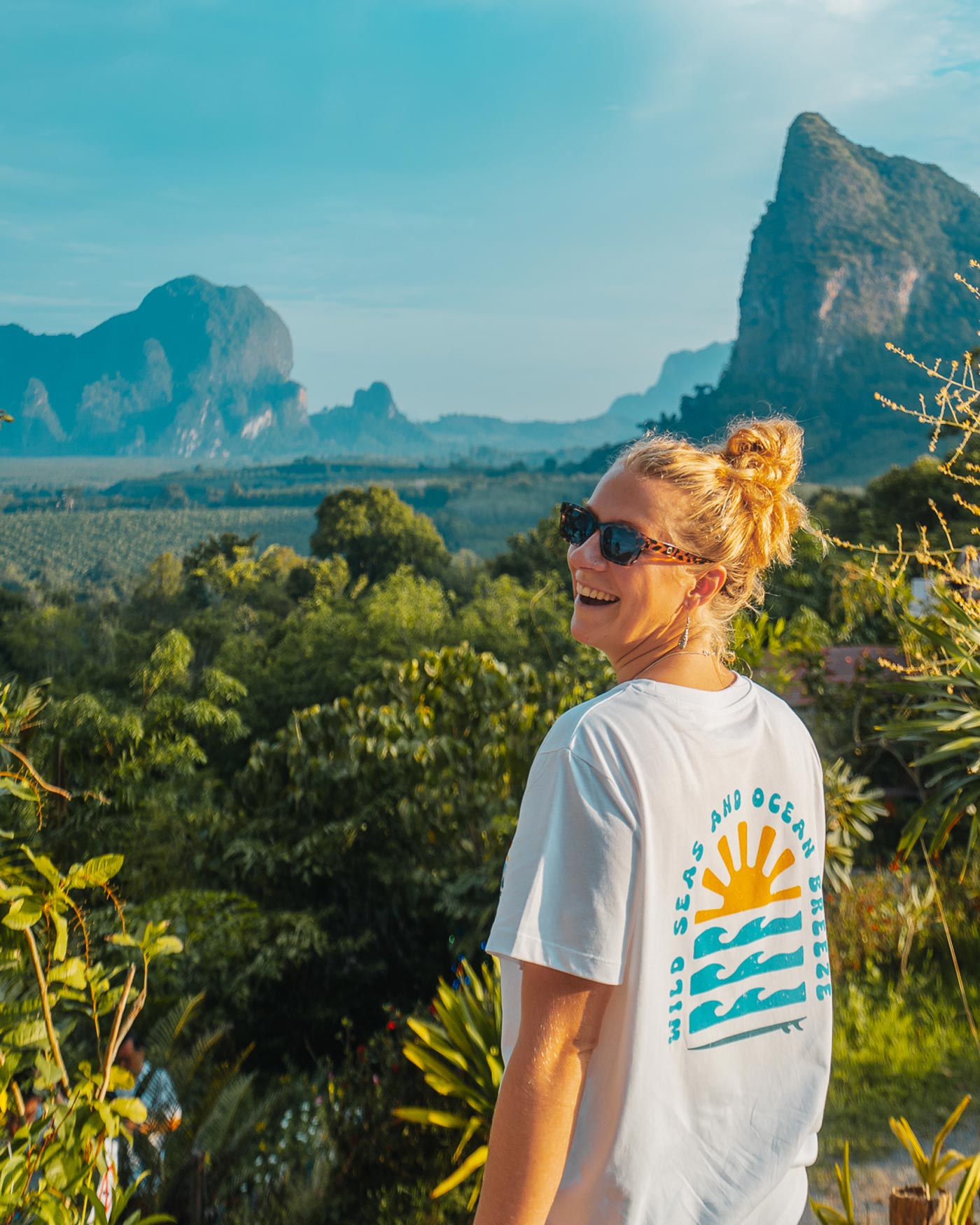 Ocean Breeze – Women's Organic Cotton T-Shirt - Image 2