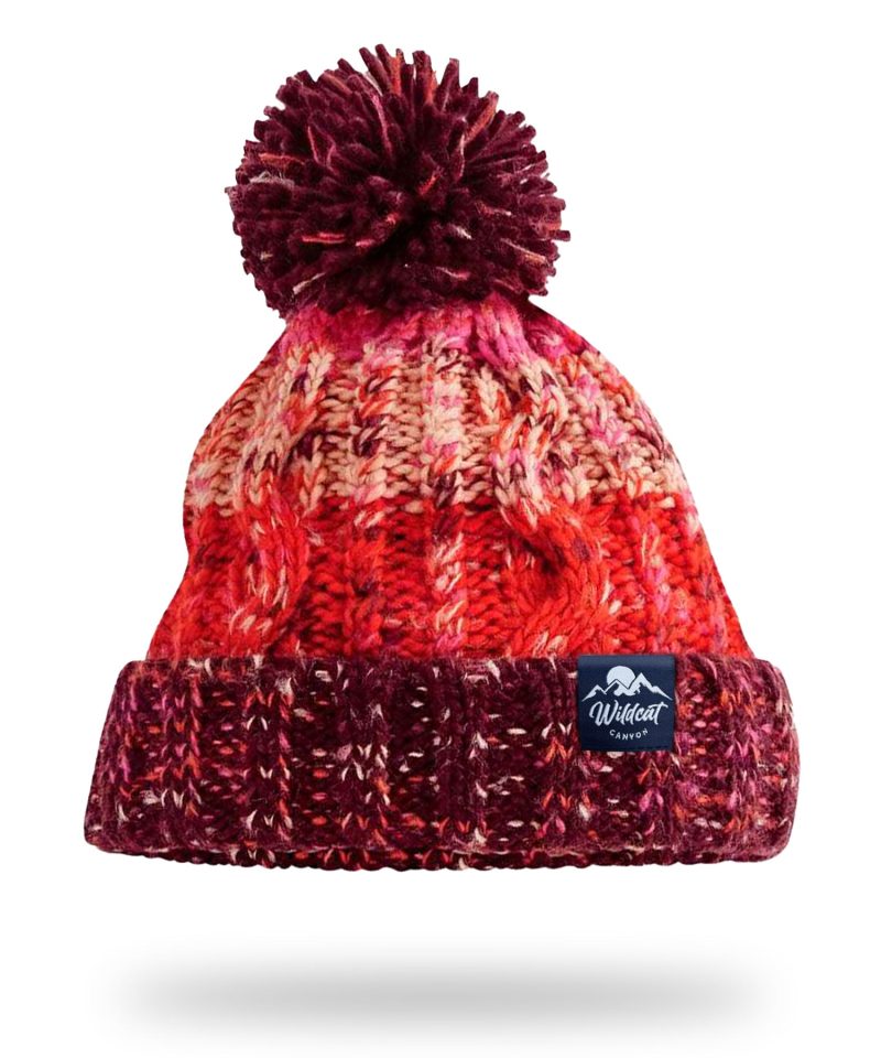 Pathfinder - Adults Bobble Hat (Cherry)