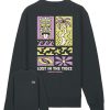 Wildcat Canyon Lost In The Tides Unisex Organic Cotton Sweatshirt in Dark Heather Grey
