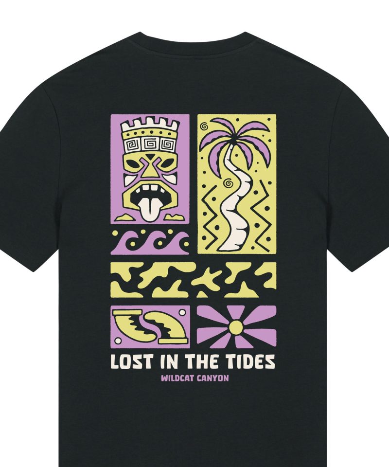 Alternative view of Lost In The Tides - Men's Organic Cotton T-Shirt