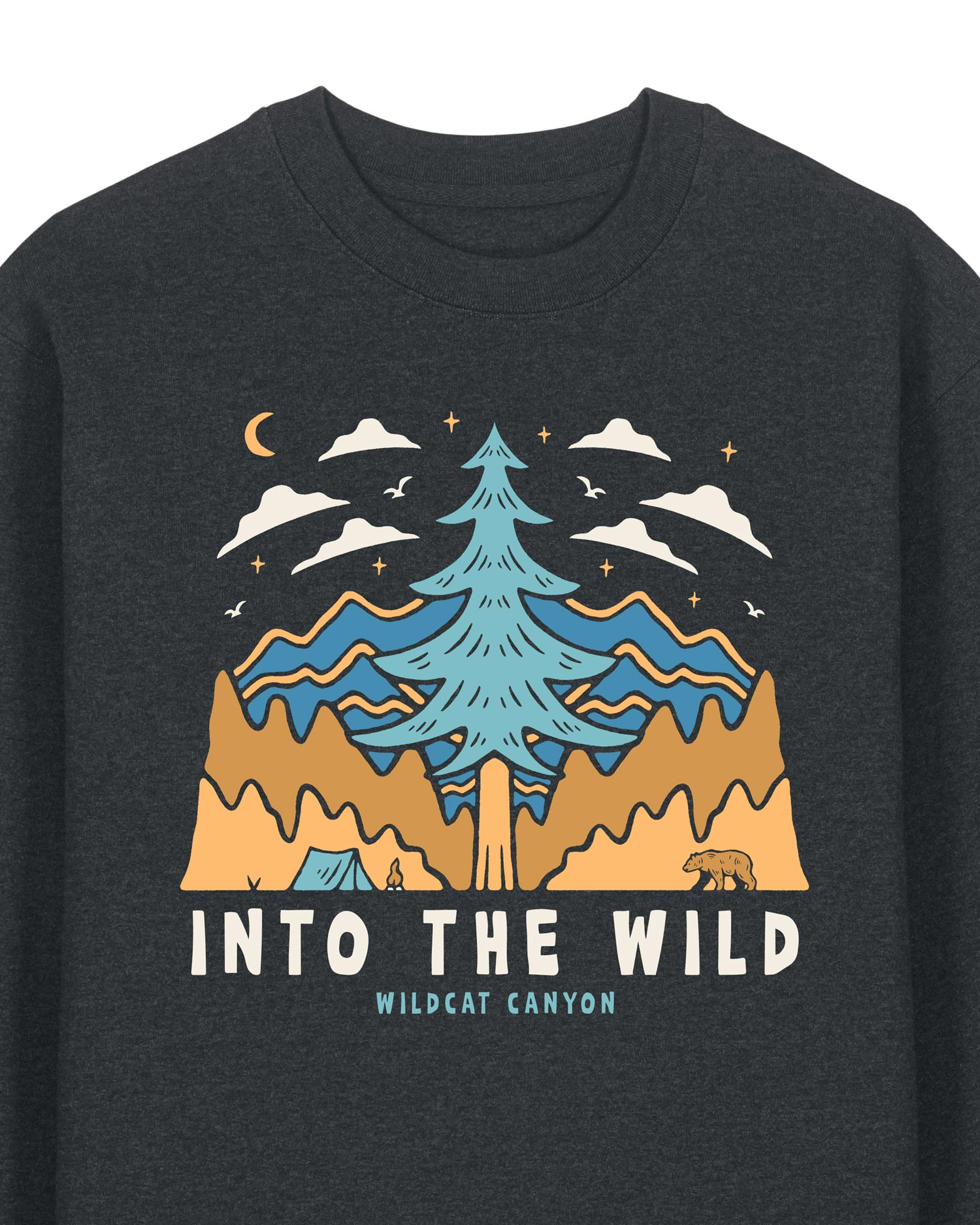 Into The Wild - Unisex Organic Cotton Sweatshirt - Image 3