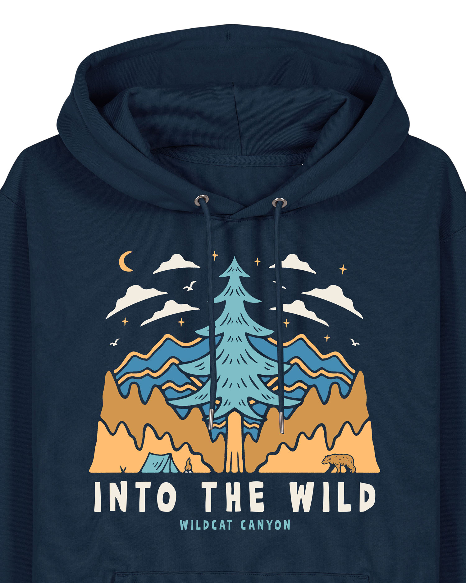 Into The Wild - Unisex Organic Cotton Hoodie - Image 4