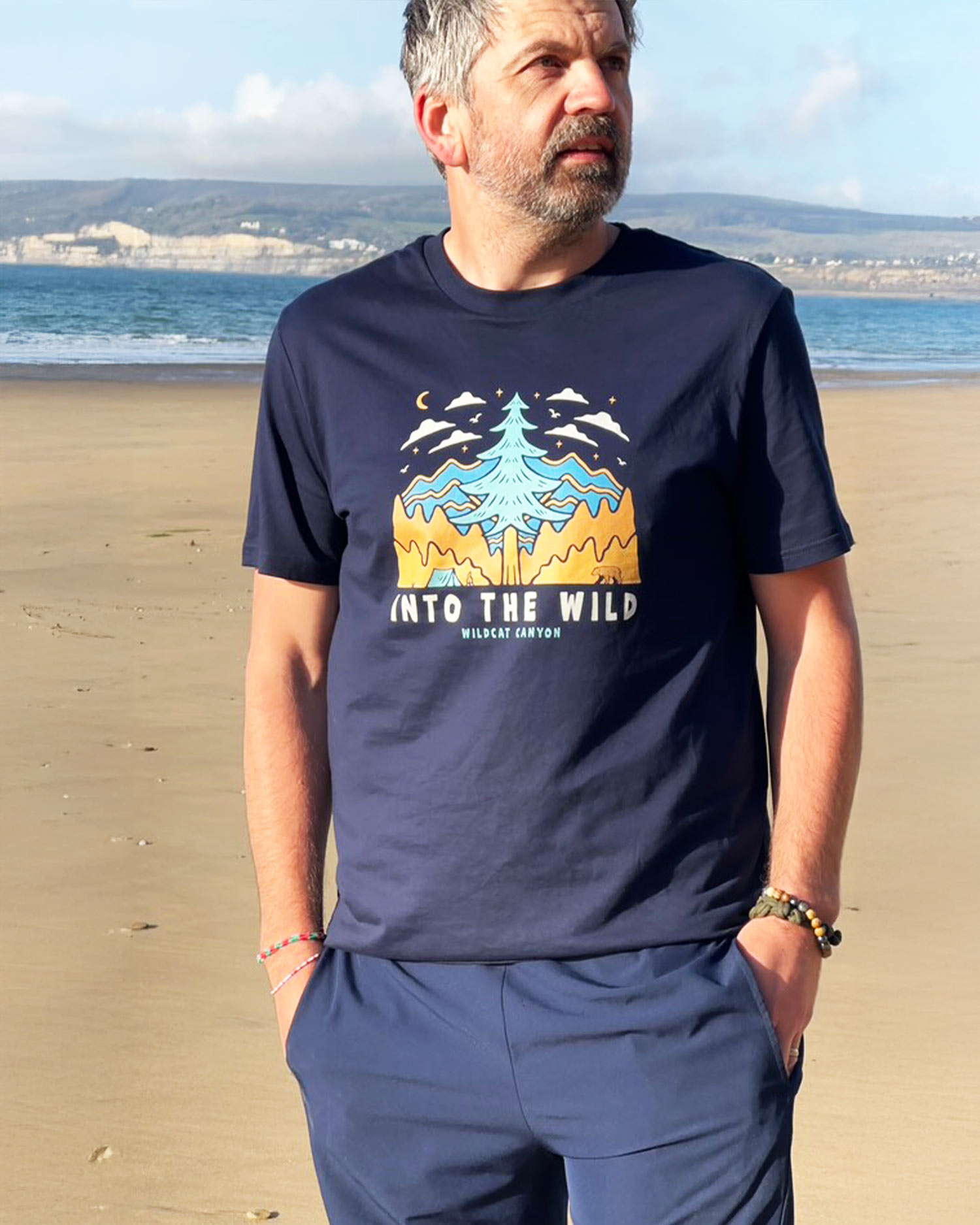 Into The Wild - Men's Organic Cotton T-Shirt - Image 3