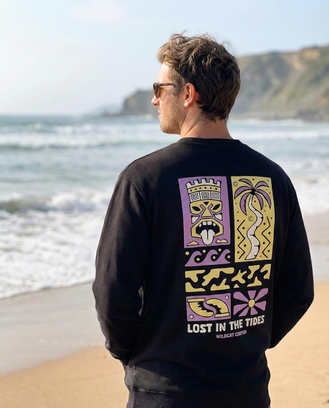 Lost In The Tides - Unisex Organic Cotton Sweatshirt - Image 4
