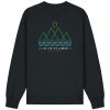 Wildcat Canyon Live For The Journey Unisex Organic Cotton Sweatshirt in Black