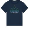 Wildcat Canyon Live For The Journey Women's Organic Cotton T-Shirt in French Navy