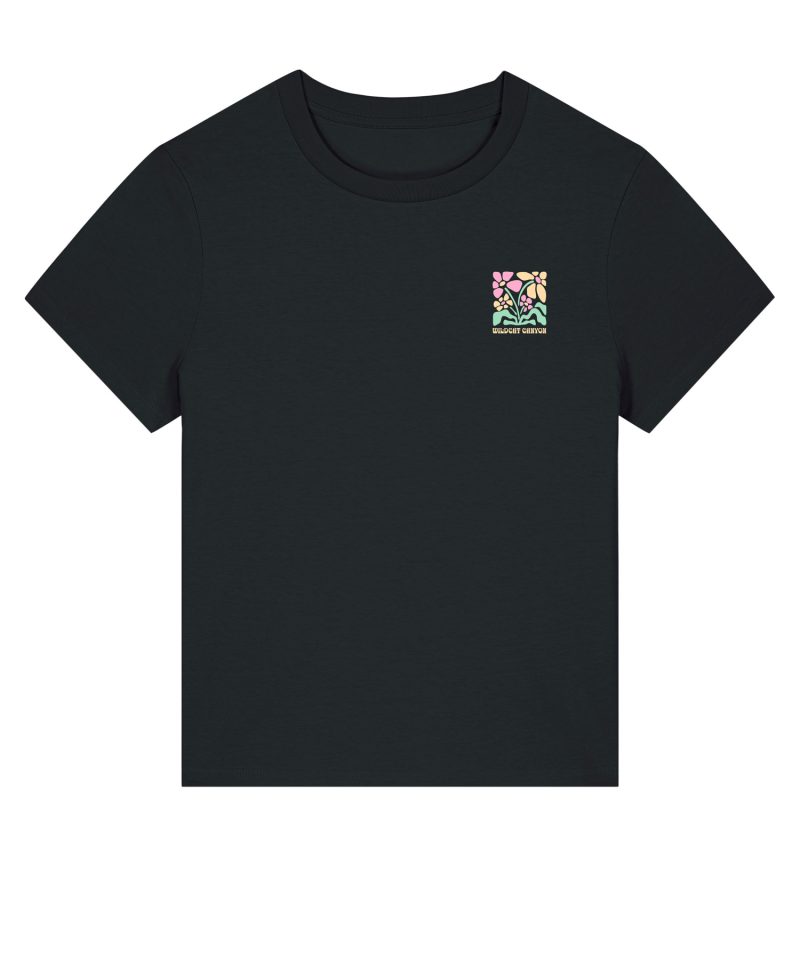 Wildcat Canyon Run With The Wind 1 Women's Organic Cotton T-Shirt in Black
