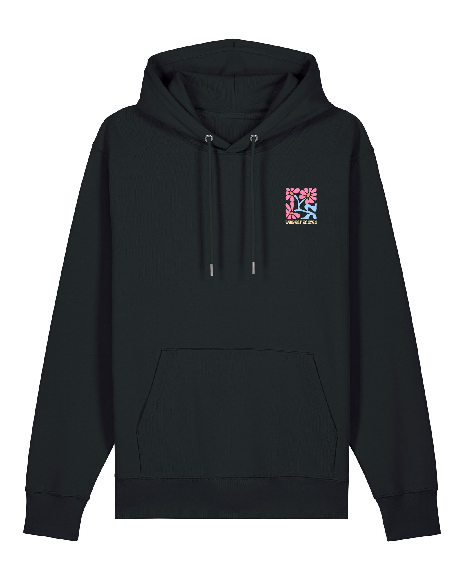 Wildcat Canyon Run With The Wind 2 Women's Organic Cotton Hoodie in Black