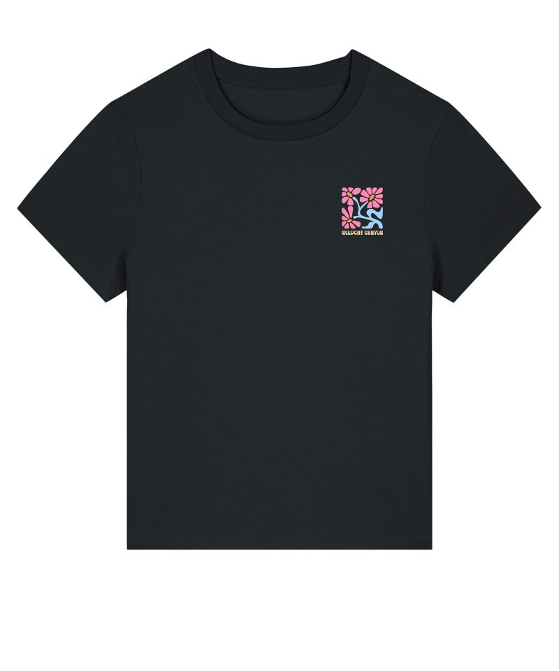 Wildcat Canyon Run With The Wind 2 Women's Organic Cotton T-Shirt in Black