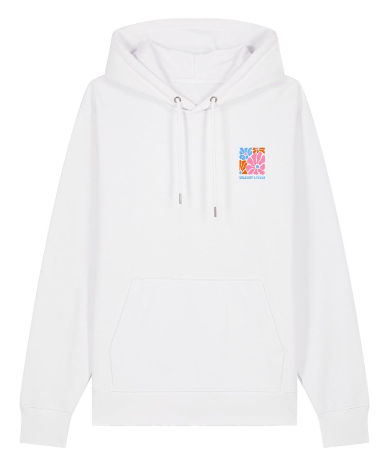 Wildcat Canyon Run With The Wind 3 Women's Organic Cotton Hoodie in White