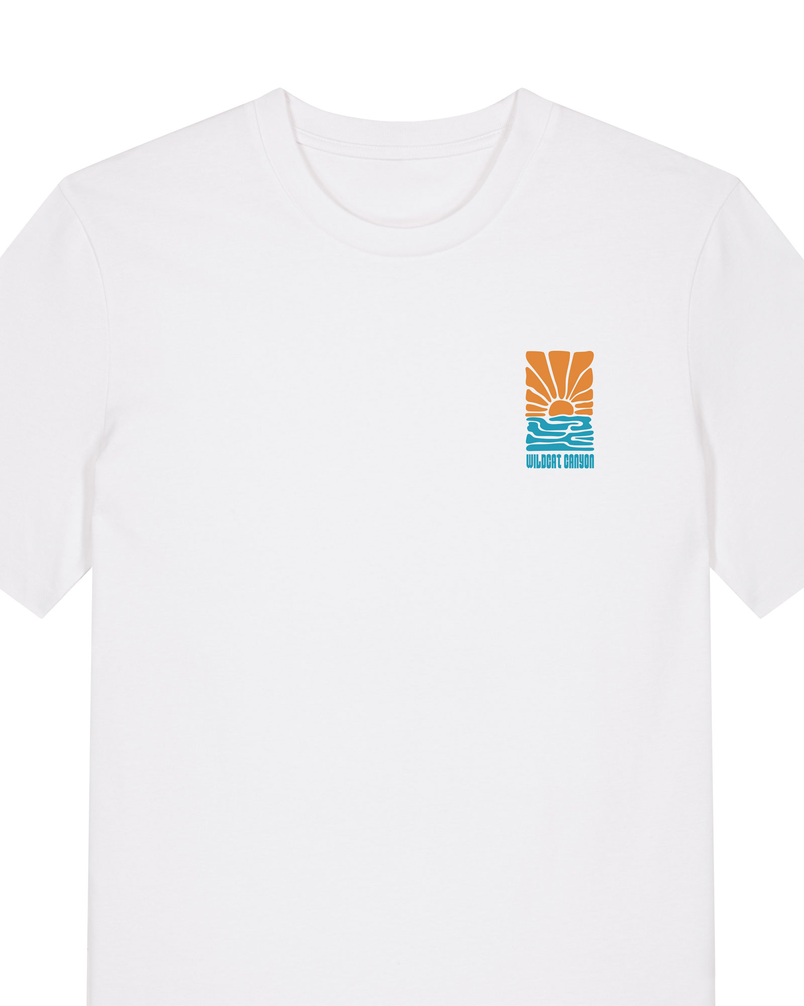 Wildcat Canyon Sunshine State Of Mind Men's Organic Cotton T-Shirt in White