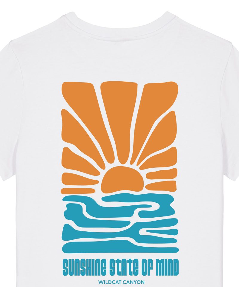Wildcat Canyon Sunshine State Of Mind Women's Organic Cotton T-Shirt in White