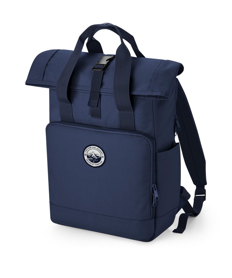 Ranger - Large Roll-Top Eco-Backpack (Navy)