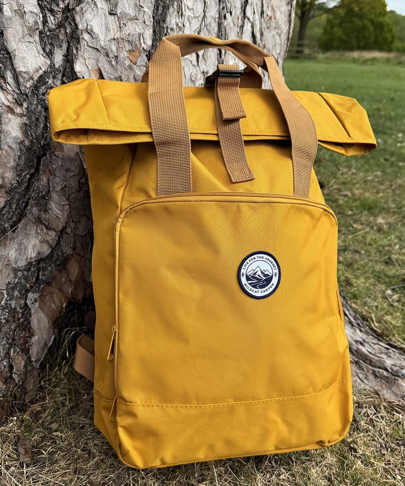 Alternative view of Ranger - Large Roll-Top Eco-Backpack (Mustard)