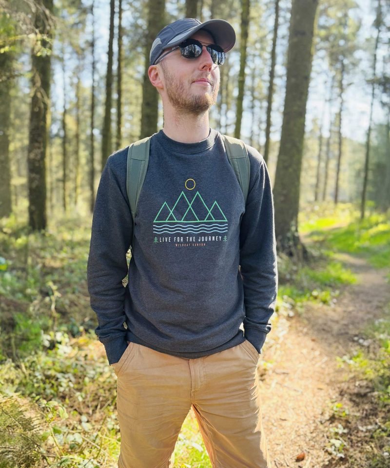 Alternative view of Live For The Journey - Unisex Organic Cotton Sweatshirt