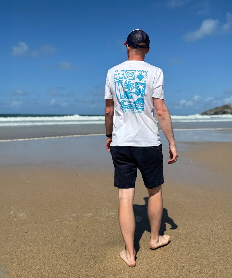 Alternative view of Where The Waves Meet The Wild - Men's Organic Cotton T-Shirt