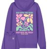 Wildcat Canyon Run With The Wind 1 Women's Organic Cotton Hoodie in Purple Love