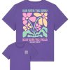 Wildcat Canyon Run With The Wind 1 Women's Organic Cotton T-Shirt in Purple Love