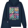 Wildcat Canyon Run With The Wind 2 Women's Organic Cotton Hoodie in French Navy