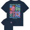 Wildcat Canyon Run With The Wind 3 Women's Organic Cotton T-Shirt in French Navy