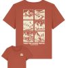 Wildcat Canyon Take The Scenic Route Women's Organic Cotton T-Shirt in Heritage Brown