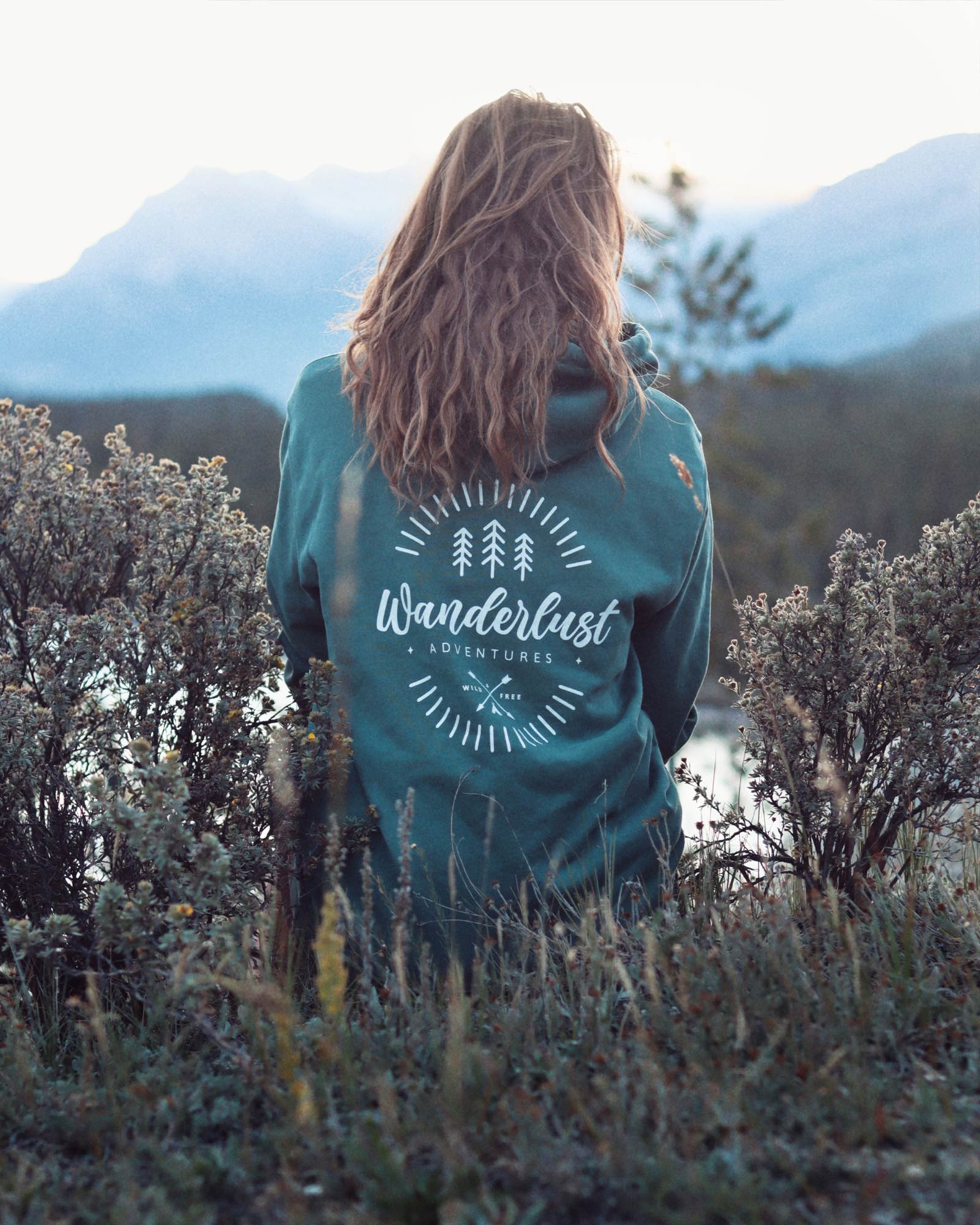 Wanderlust Adventures - Unisex Organic Cotton Hoodie - Image 2