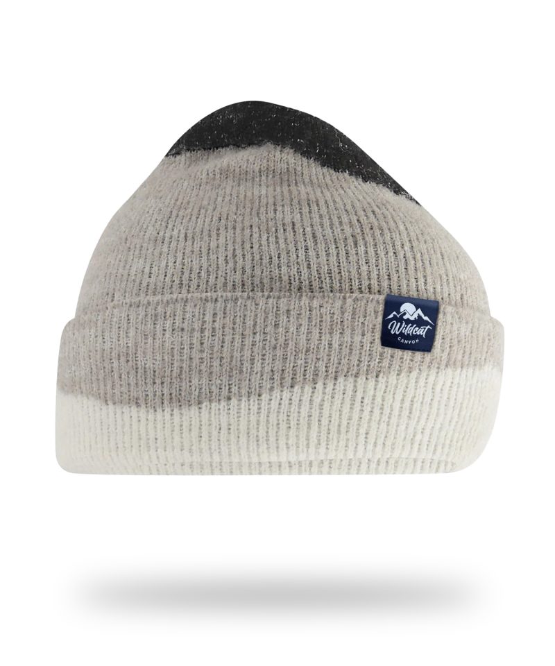 Skyline - Adults Cotton Beanie (Black/Grey)