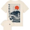 Wildcat Canyon Fuji Surf Women's Organic Cotton T-Shirt in Natural Raw