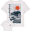 Wildcat Canyon Fuji Surf Women's Organic Cotton T-Shirt in Cool Heather Grey