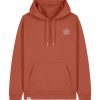 Wildcat Canyon Alpine Adventures Unisex Embroidered Organic Cotton Hoodie in Heritage Brown
