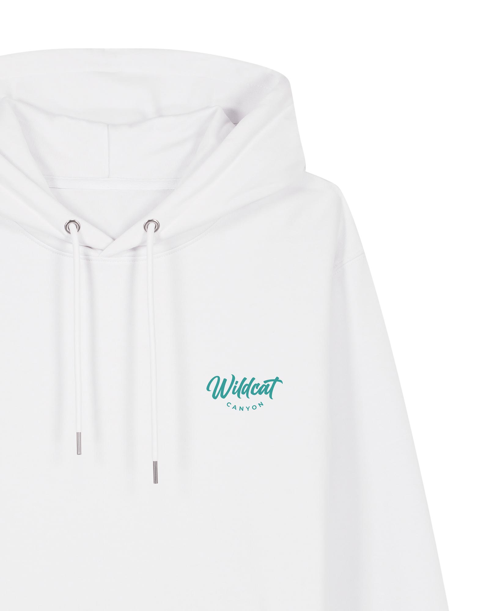 Wildcat Canyon Freedom In Motion Unisex Organic Cotton Hoodie in White
