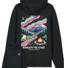 Wildcat Canyon Beneath The Stars Unisex Organic Cotton Hoodie in Black