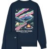 Wildcat Canyon Beneath The Stars Unisex Organic Cotton Sweatshirt in French Navy