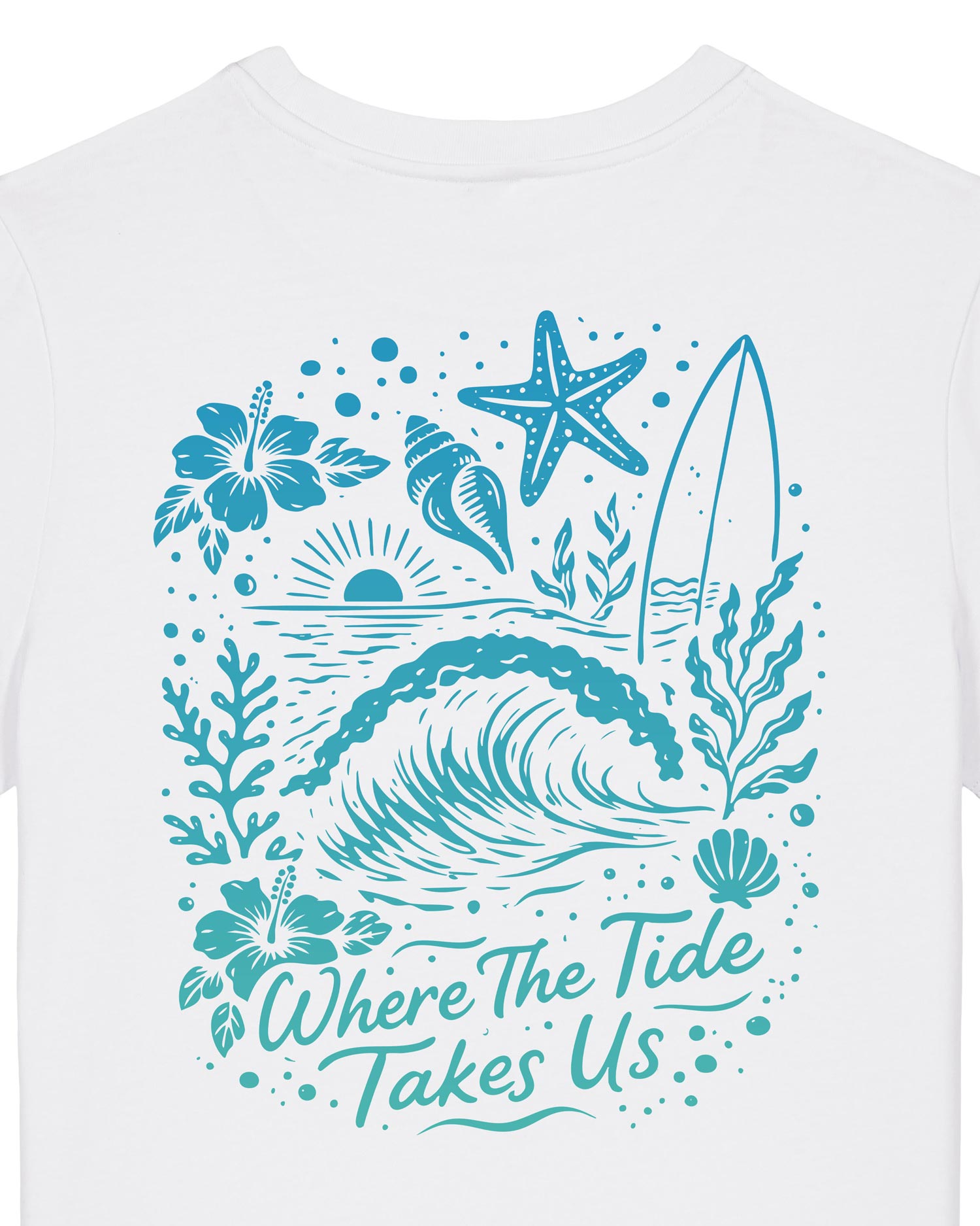 Wildcat Canyon Where The Tide Takes Us Women's Organic Cotton T-Shirt in White
