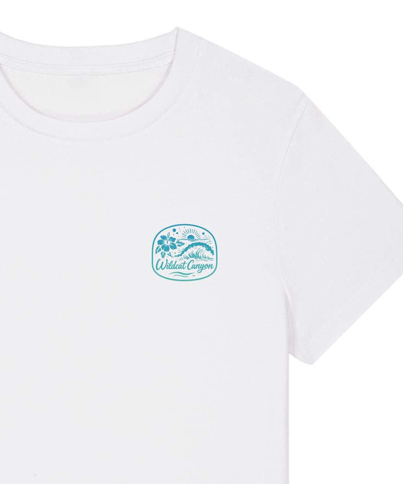 Wildcat Canyon Where The Tide Takes Us Women's Organic Cotton T-Shirt in White
