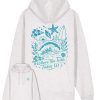 Wildcat Canyon Where The Tide Takes Us Women's Organic Cotton Hoodie in Cool Heather Grey