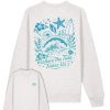 Wildcat Canyon Where The Tide Takes Us Women's Organic Cotton Sweatshirt in Cool Heather Grey