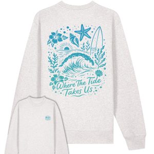 Where The Tide Takes Us - Women's Organic Cotton Sweatshirt