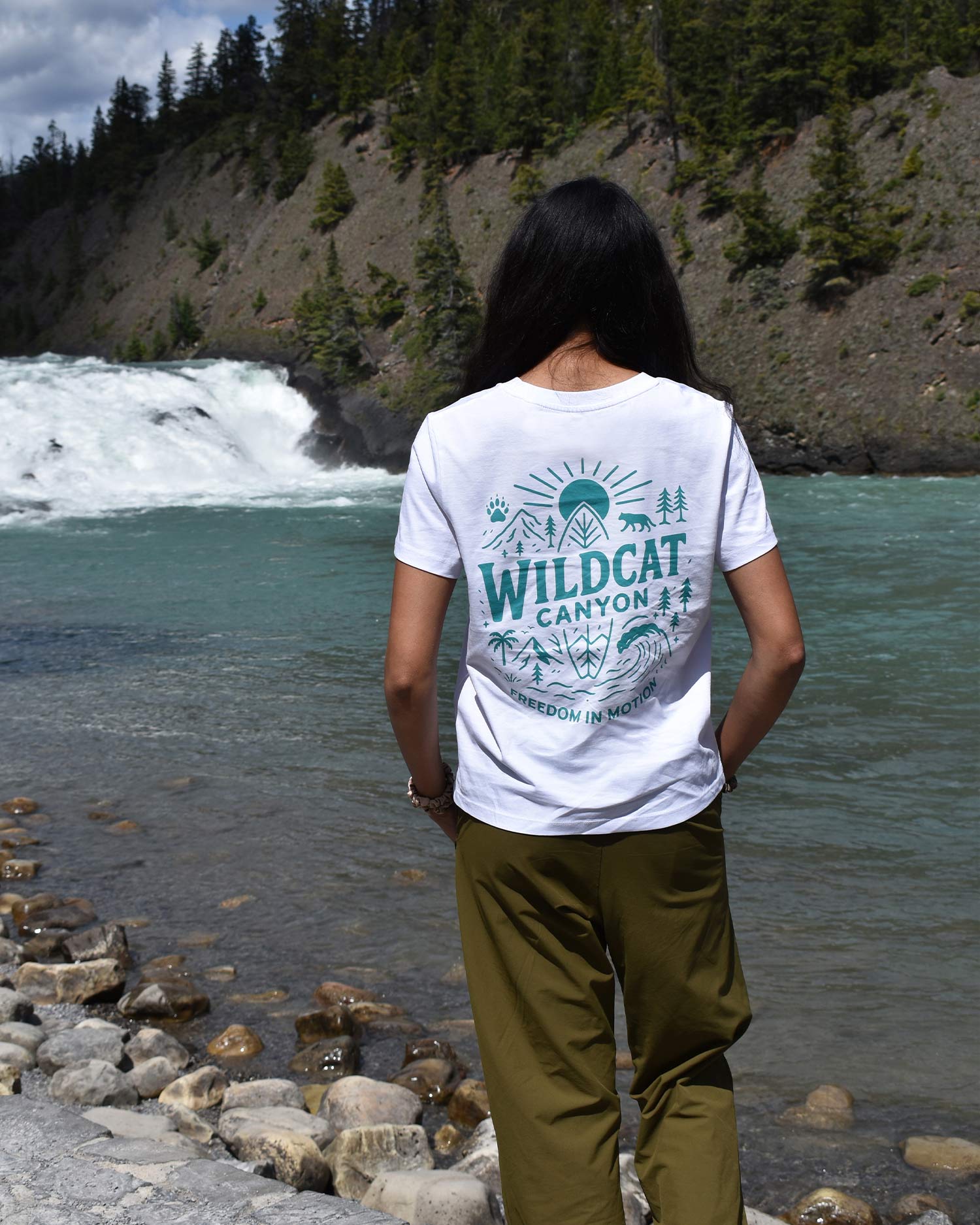 Freedom In Motion – Women's Organic Cotton T-Shirt - Image 4