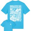Wildcat Canyon Sunseekers Club Men's Organic Cotton T-Shirt in Aqua Blue