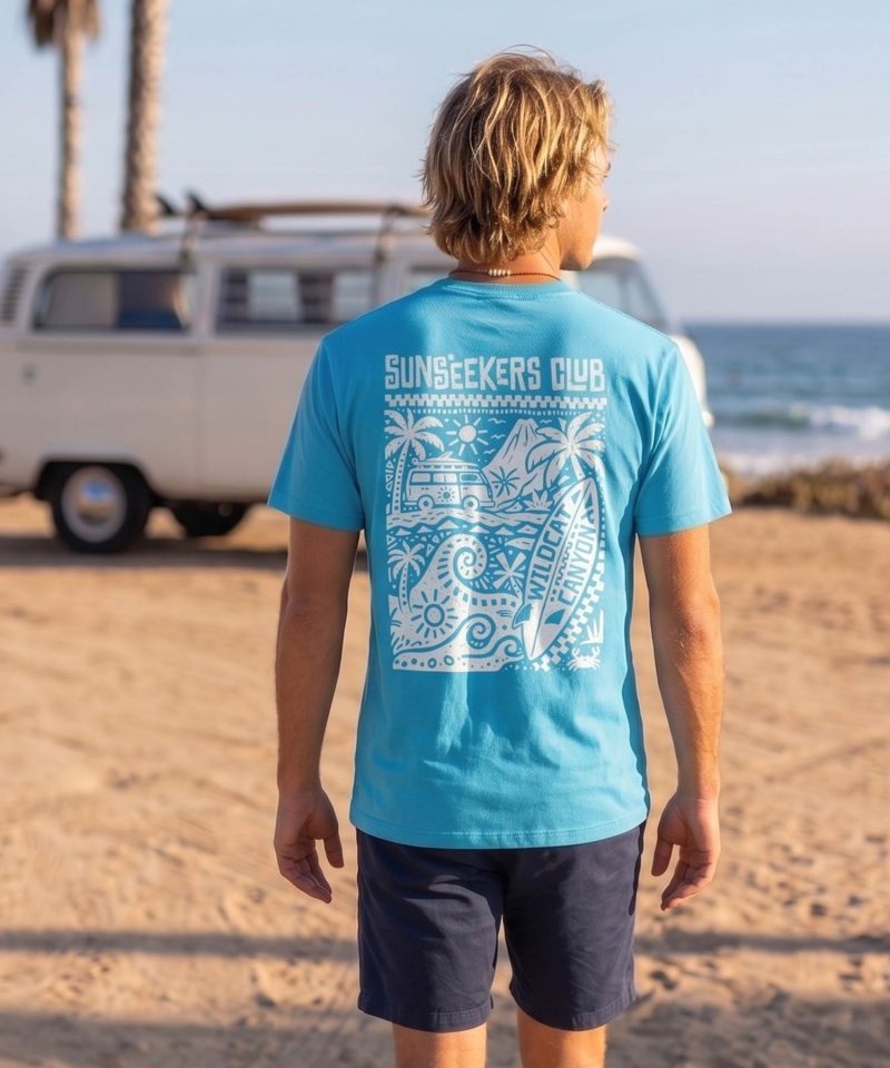 men's organic cotton surf t-shirt