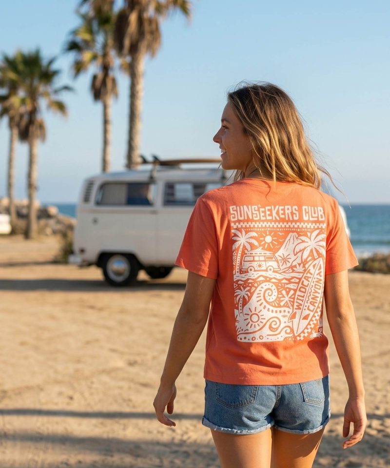 women's organic cotton surf t-shirt