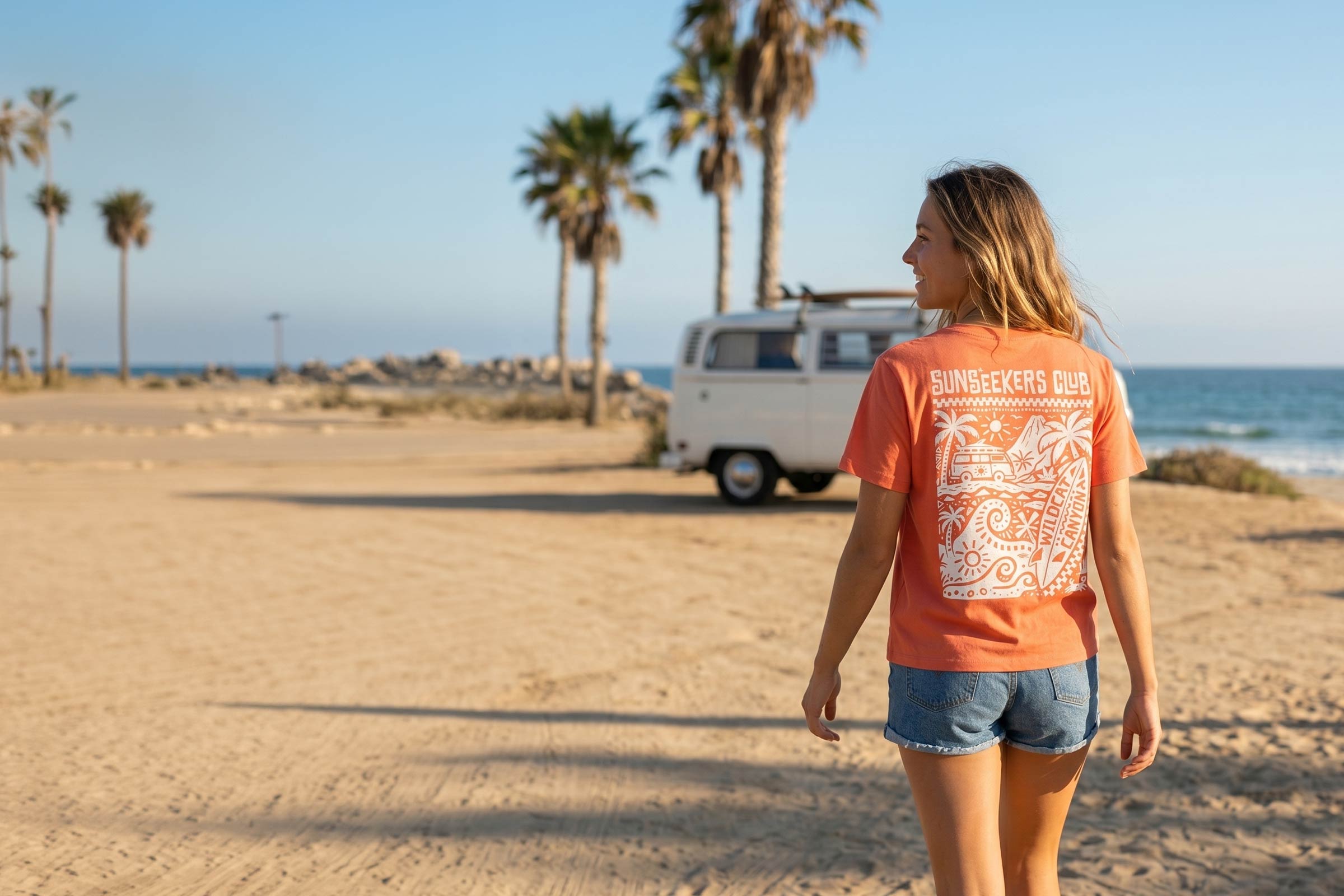 women's organic cotton surf t-shirt
