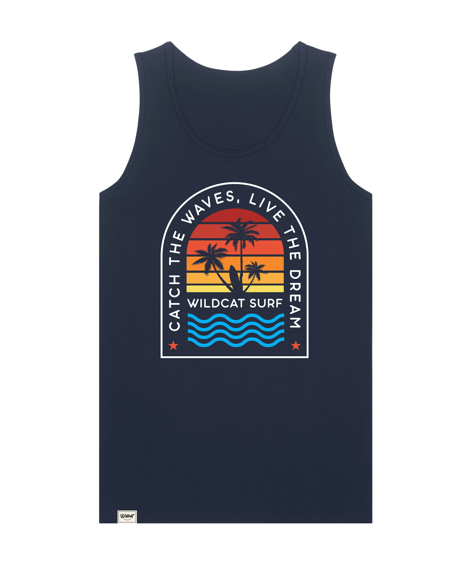 Catch The Waves - Men's Organic Cotton Vest