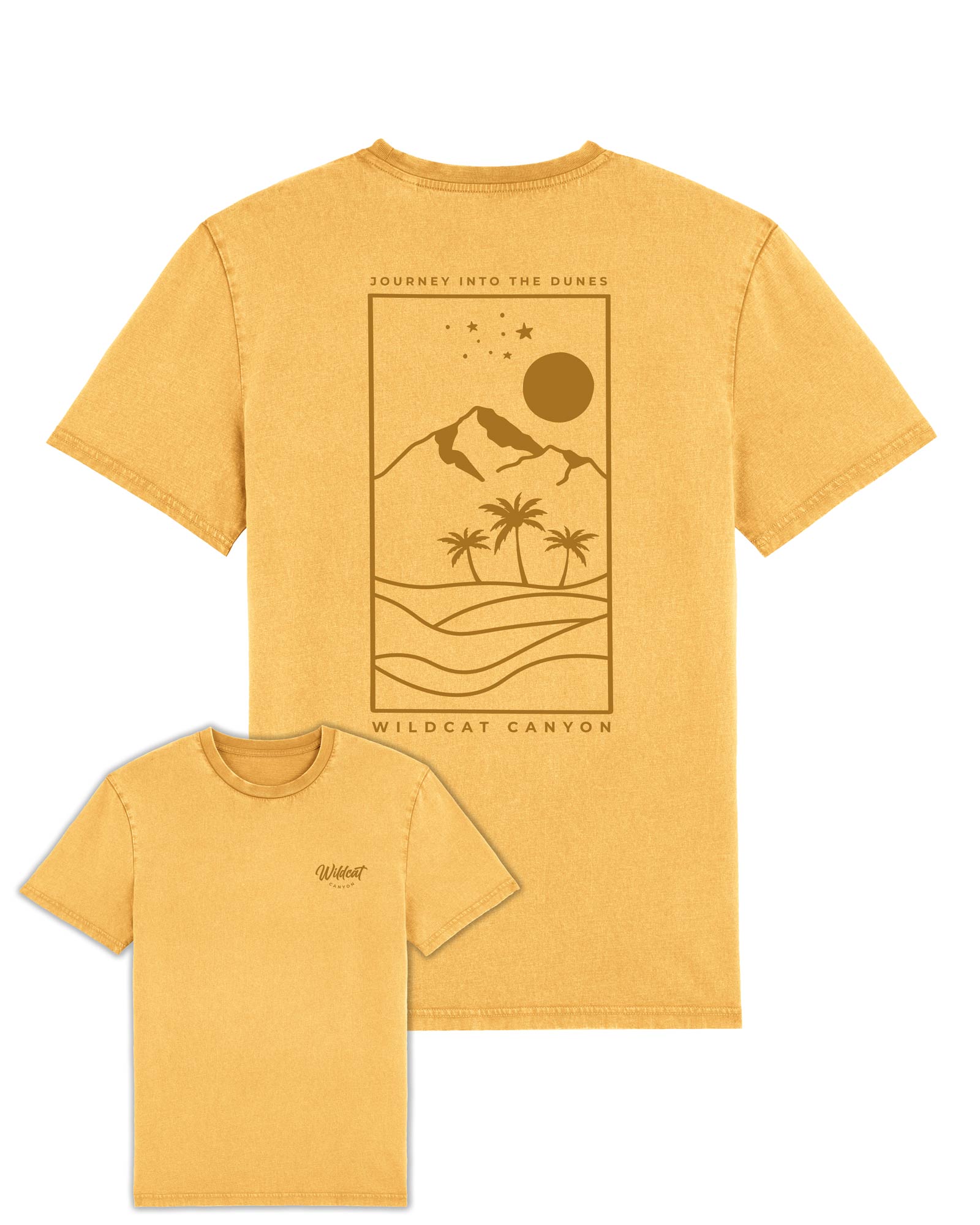 Journey Into The Dunes - Unisex Organic Cotton Vintage T-Shirt